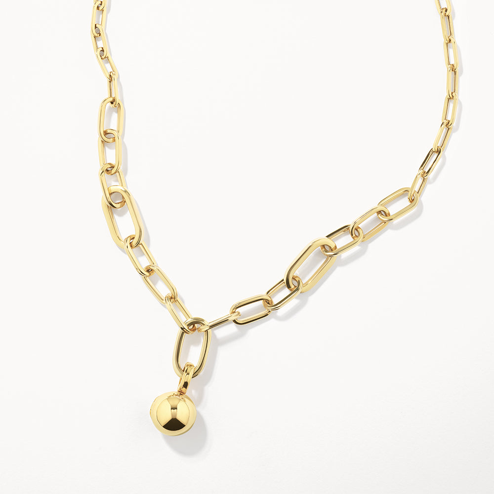 Bold Paperclip Chain Necklace 10