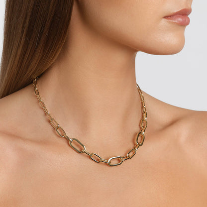 Bold Paperclip Chain Necklace 12