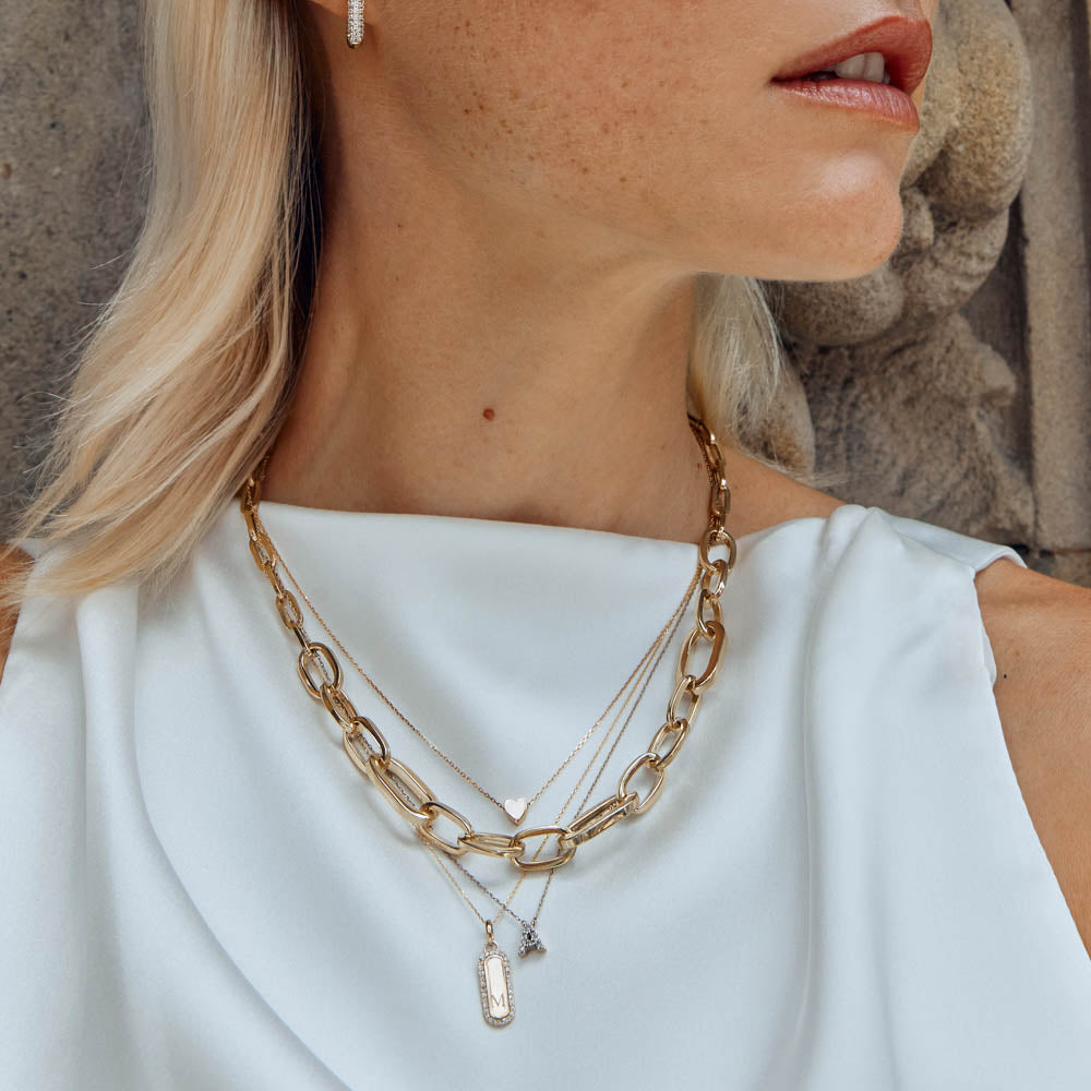 Bold Paperclip Chain Necklace 2