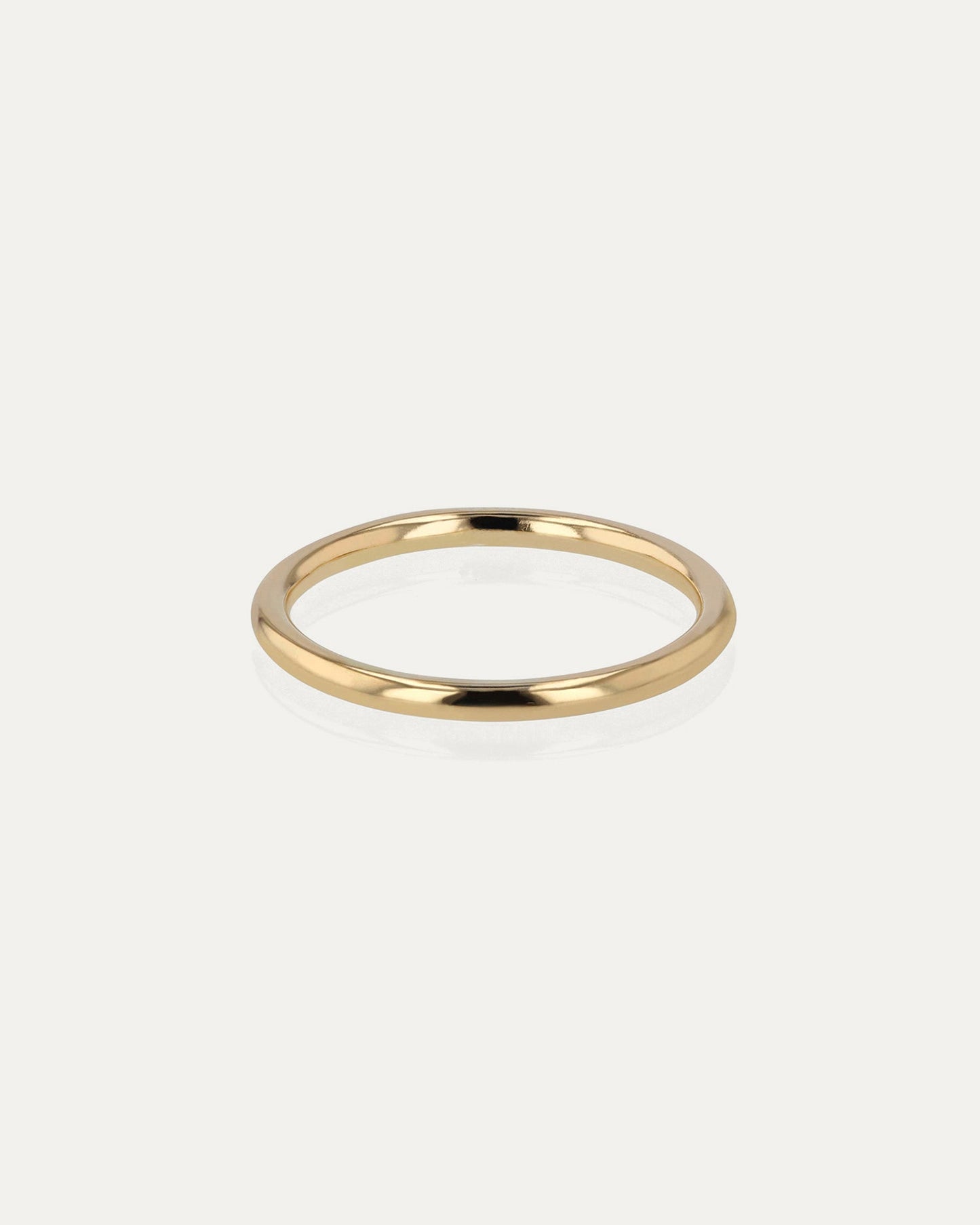 Plain-Lab Grown Diamond Wedding Band