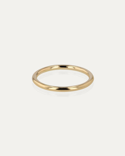 Plain-Lab Grown Diamond Wedding Band