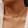 Load image into Gallery viewer, Tiny Paperclip Chain Necklace
