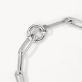 Load image into Gallery viewer, Elegant Silver Paperclip Chain Bracelet
