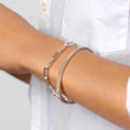 Load image into Gallery viewer, Elegant Silver Paperclip Chain Bracelet
