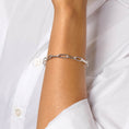 Load image into Gallery viewer, Elegant Silver Paperclip Chain Bracelet
