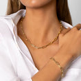 Load image into Gallery viewer, Elegant Gold Paperclip Chain Necklace
