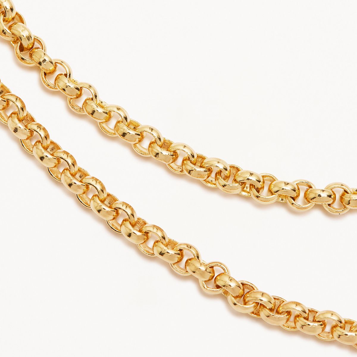 Golden Radiance Bold Belcher Chain Necklace