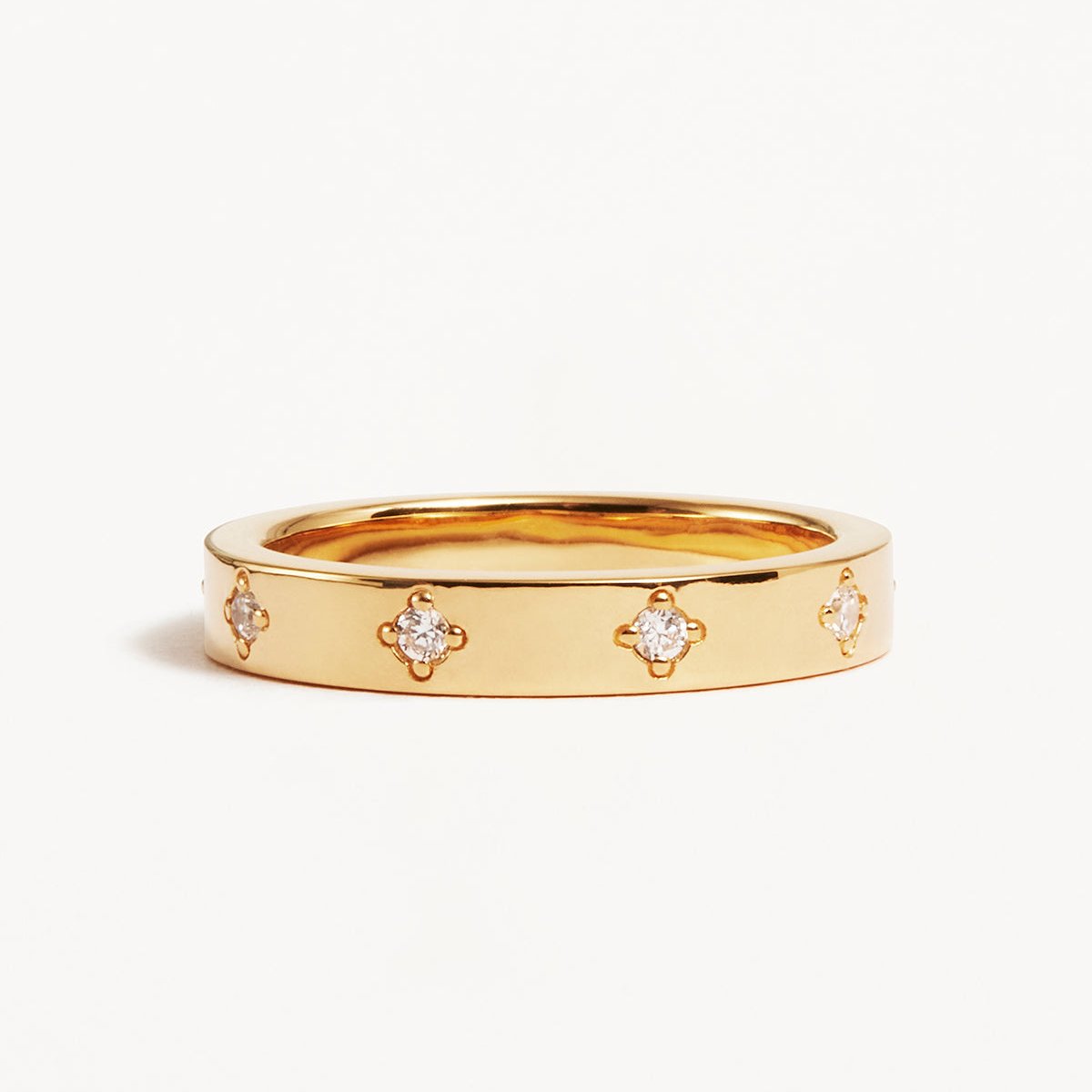 Radiant 0.50 TCW Round Lab Grown Diamond Flush Wedding Band 1