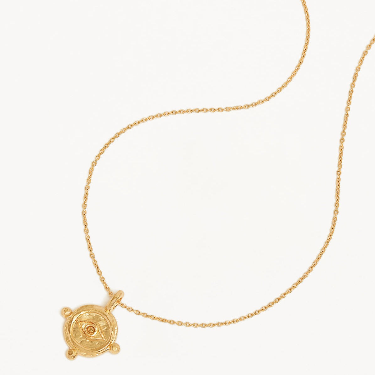 Golden Compass Pendant Necklace