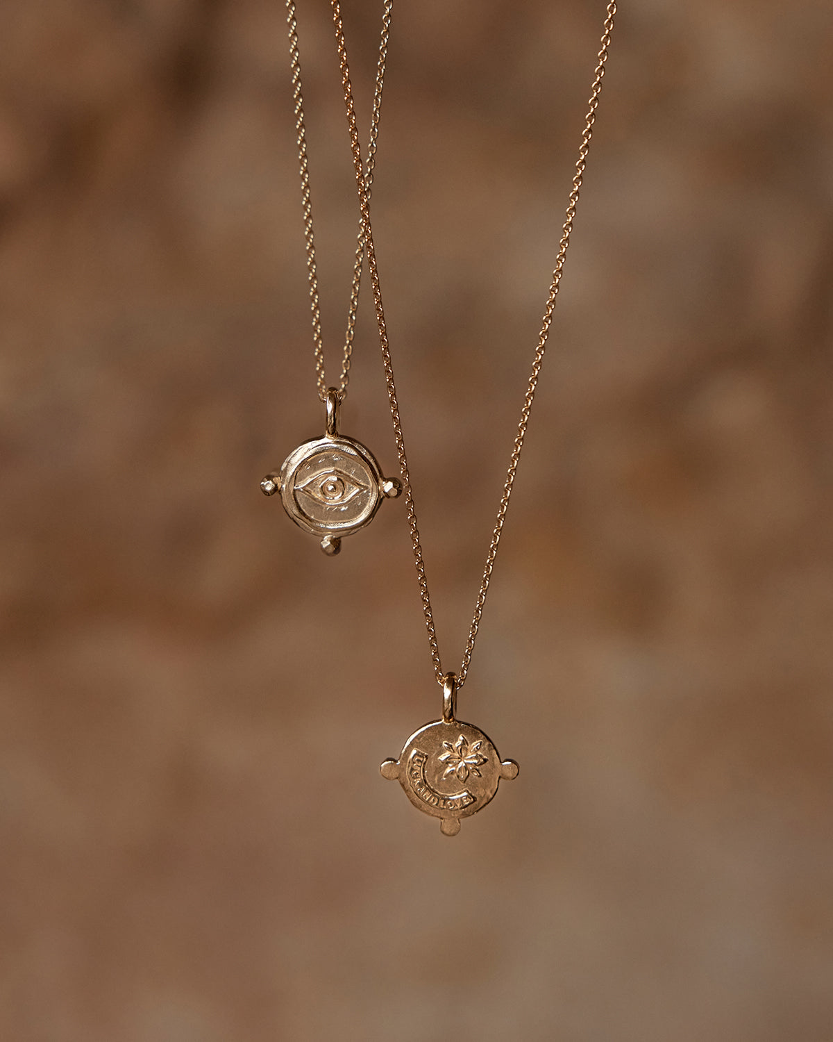 Golden Compass Pendant Necklace 6