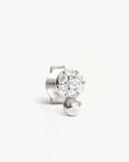 Load image into Gallery viewer, 0.05 TCW Round Lab Grown Diamond Cluster Stud Earrings in Gold
