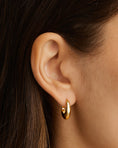 Load image into Gallery viewer, Elegant Gold Twist Hoop Earrings
