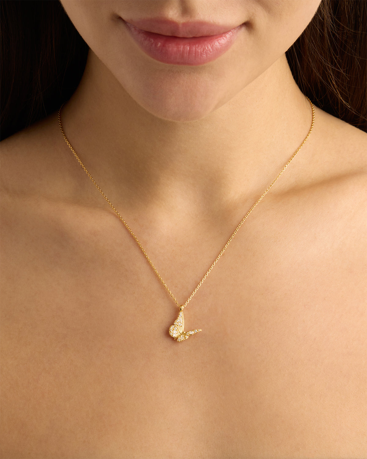 Ethereal Butterfly Pendant with 0.20 TCW Round Lab Grown Diamonds 4