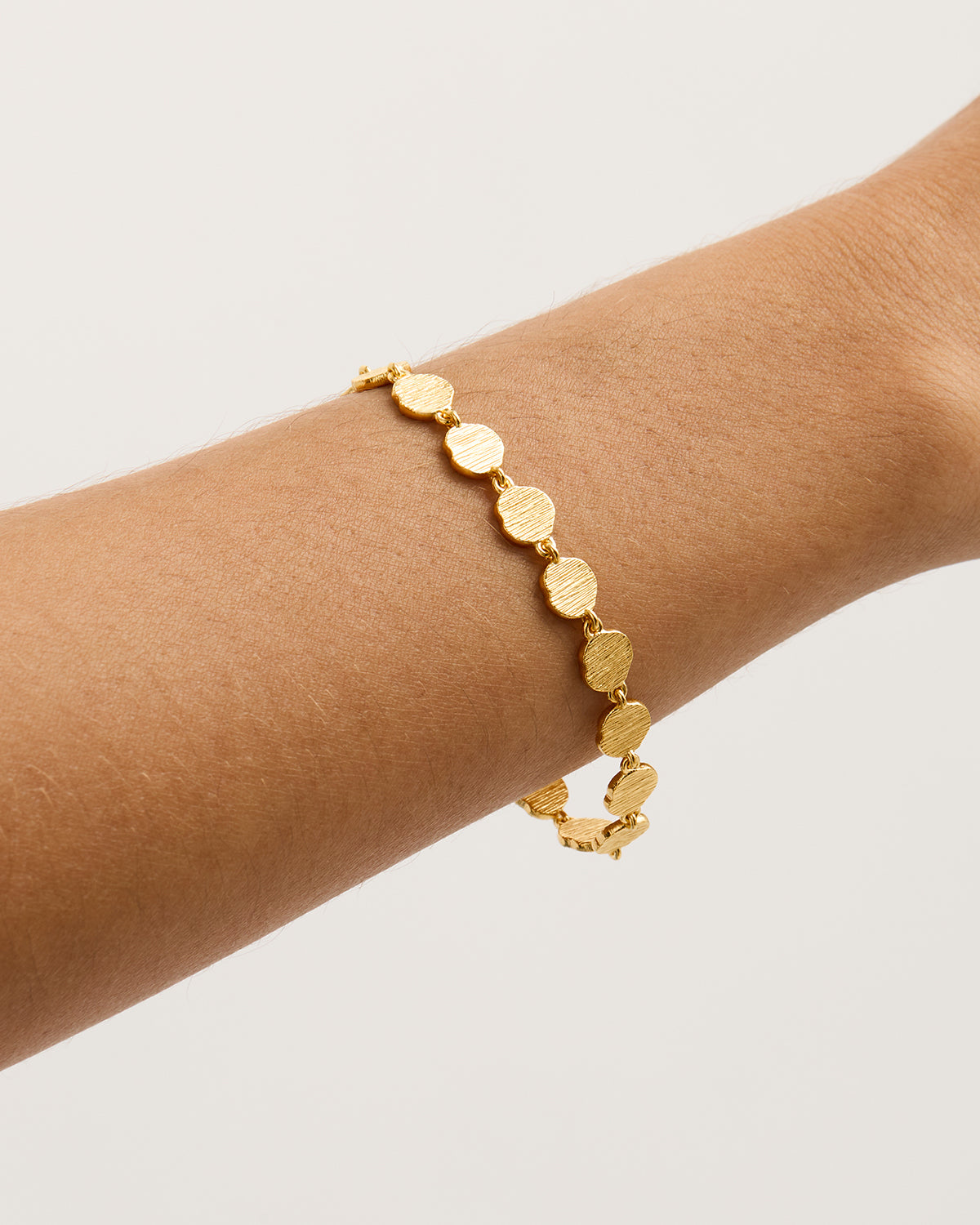 Radiant Circle Gold Coin Bracelet 5
