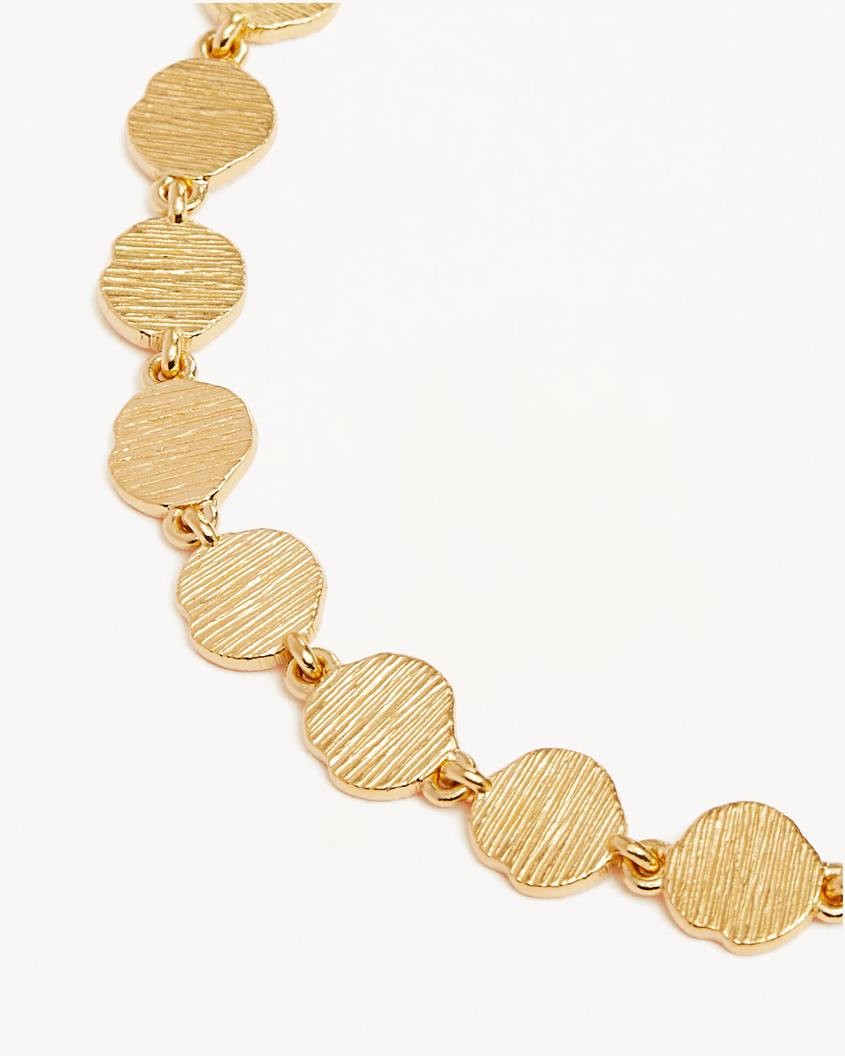 Radiant Circle Gold Coin Bracelet 7