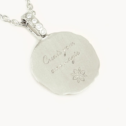 0.10 TCW Round Lab Grown Diamond Celestial Pendant Necklace 6