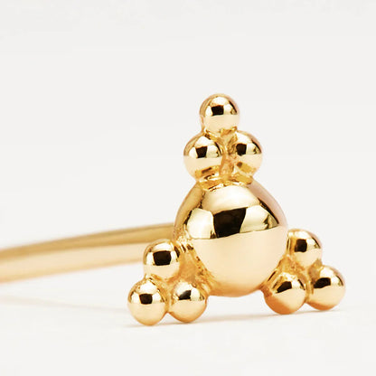 Golden Harmony Single Stud Earring 3