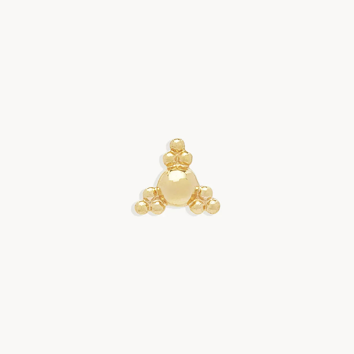 Golden Harmony Single Stud Earring 4