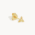 Load image into Gallery viewer, Golden Harmony Single Stud Earring
