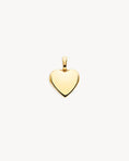 Load image into Gallery viewer, Golden Heart Locket with 0.02 TCW Round Lab Grown Diamond 5
