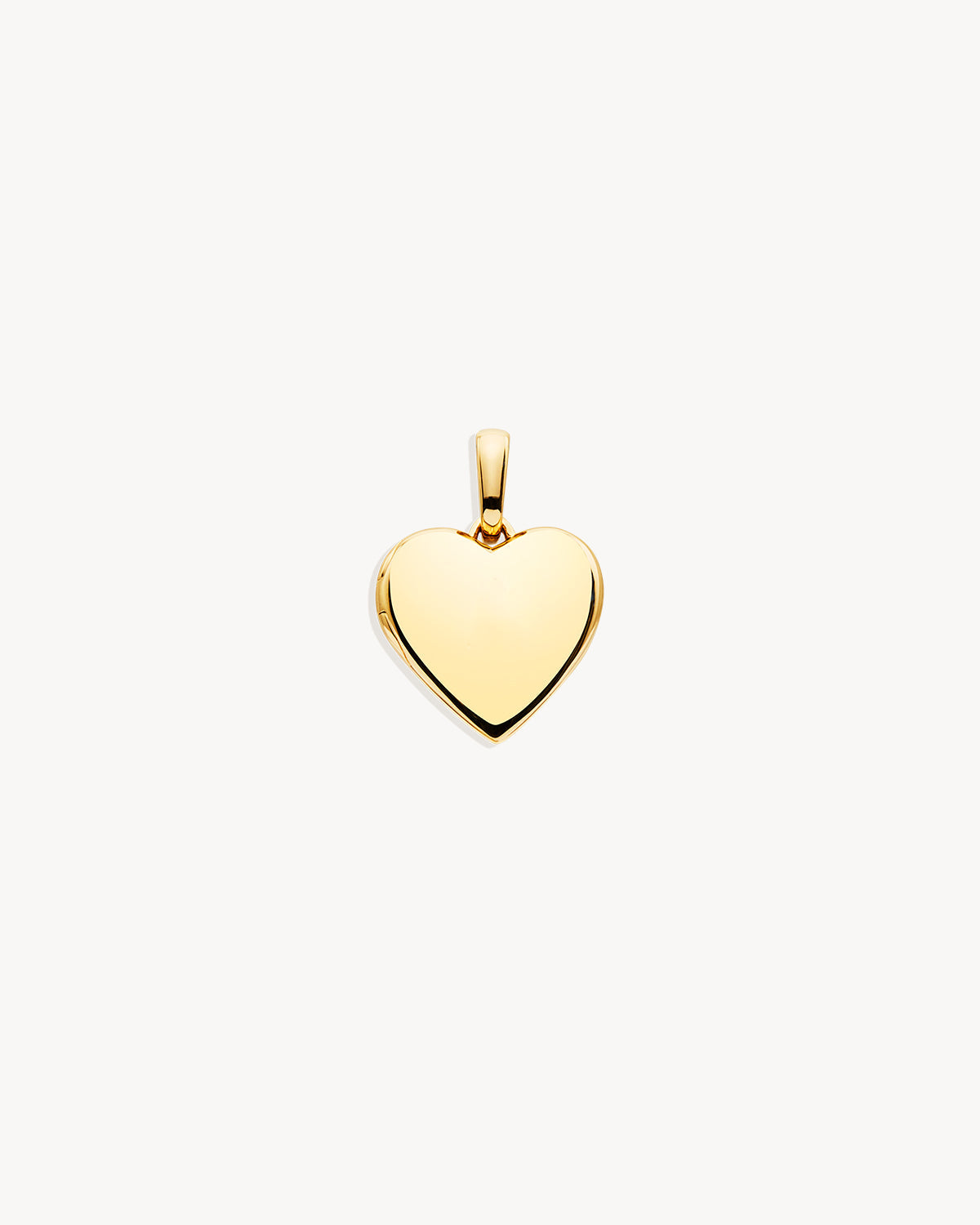 Golden Heart Locket with 0.02 TCW Round Lab Grown Diamond 5