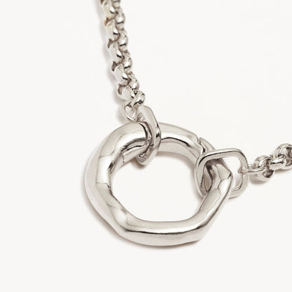 Golden Horizon Linked Circle Necklace 6