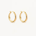 Load image into Gallery viewer, Golden Radiance Large Hoop Earrings
