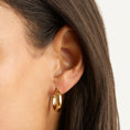 Load image into Gallery viewer, Golden Radiance Large Hoop Earrings
