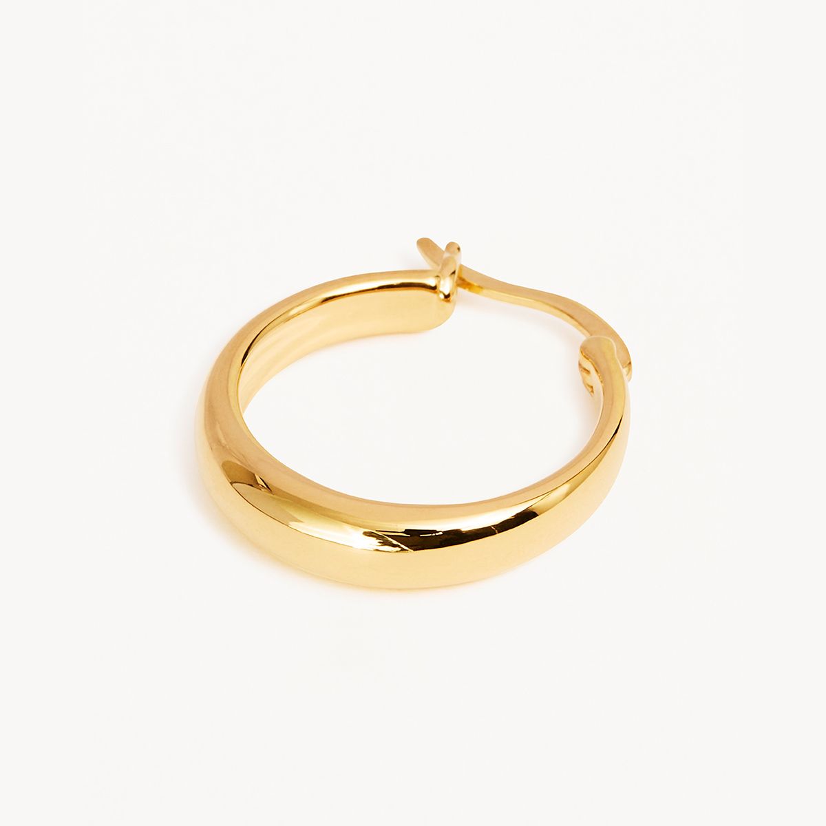 Golden Radiance Large Hoop Earrings