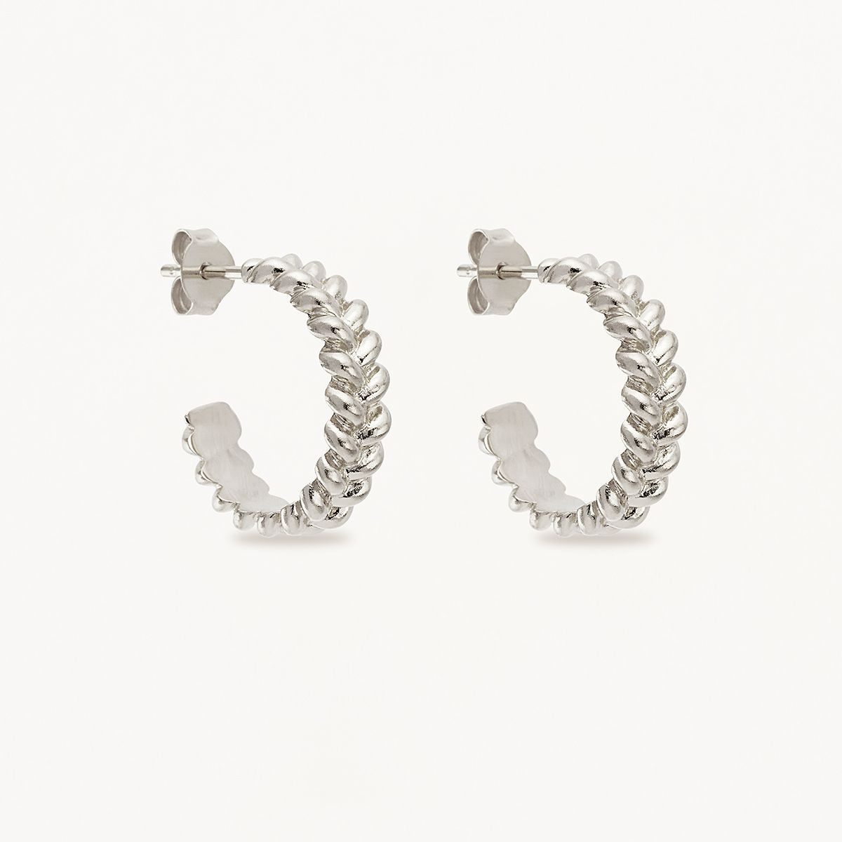 Bubble Shaped Intertwined Hoops Large Earring 3