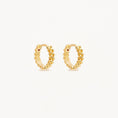 Load image into Gallery viewer, Golden Braided Hoop Earrings
