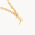 Load image into Gallery viewer, Celestial Phases Gold Choker Necklace with Multi Charms
