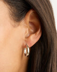 Load image into Gallery viewer, Golden Radiance Large Hoop Earrings
