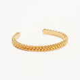 Load image into Gallery viewer, Elegant Gold-Twist Cuff Bracelet
