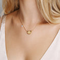 Load image into Gallery viewer, Radiant Lotus Charm Pendant Necklace
