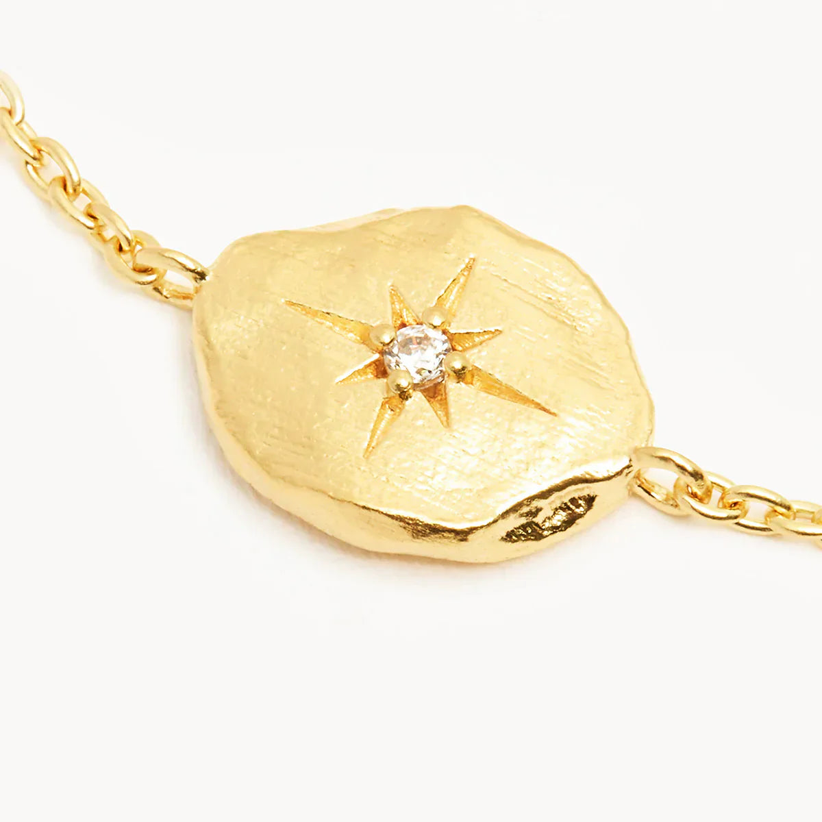 Elegant Gold Bracelet with 0.02 TCW Round Lab-Grown Diamond 7