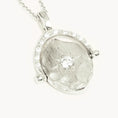 Load image into Gallery viewer, 0.10 TCW Round Lab Diamond North Star Spinner Pendant Necklace
