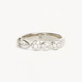 Load image into Gallery viewer, 0.50 TCW Oval & Marquise Half Eternity Multi Stone Lab Grown Wedding Band
