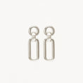 Load image into Gallery viewer, Golden Geometric Bar Drop Earrings
