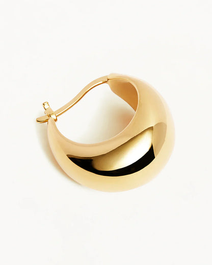 Bold Sunkissed Large Hoop Earrings 4