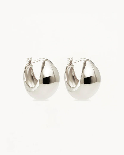Bold Sunkissed Large Hoop Earrings 6
