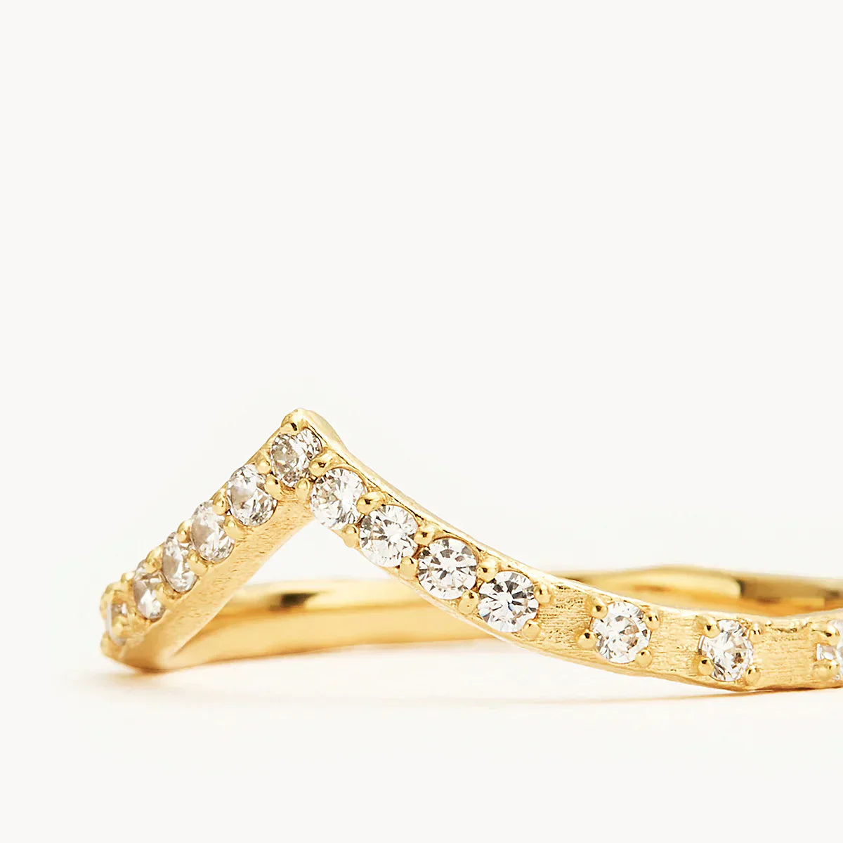 1.0 TCW Round  Lab Grown Diamond V Shaped Wedding Band 5