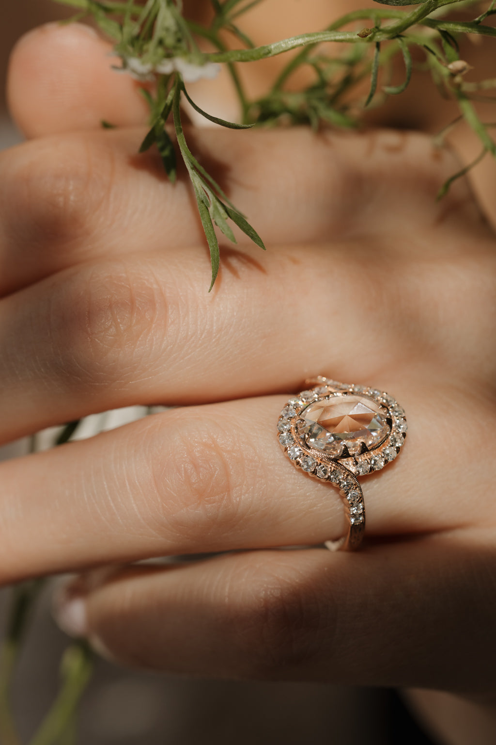 Solitaire Cathedral- 1.8 CT Cushion Lab Grown Diamond Wedding Band