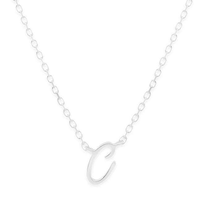 Simple Love Letter Initial Necklace