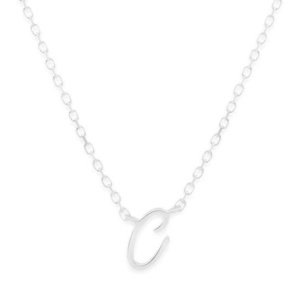 Simple Love Letter Initial Necklace 6