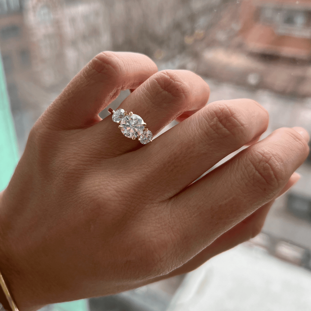 Solitaire-Oval Lab Grown Diamond Engagement Ring