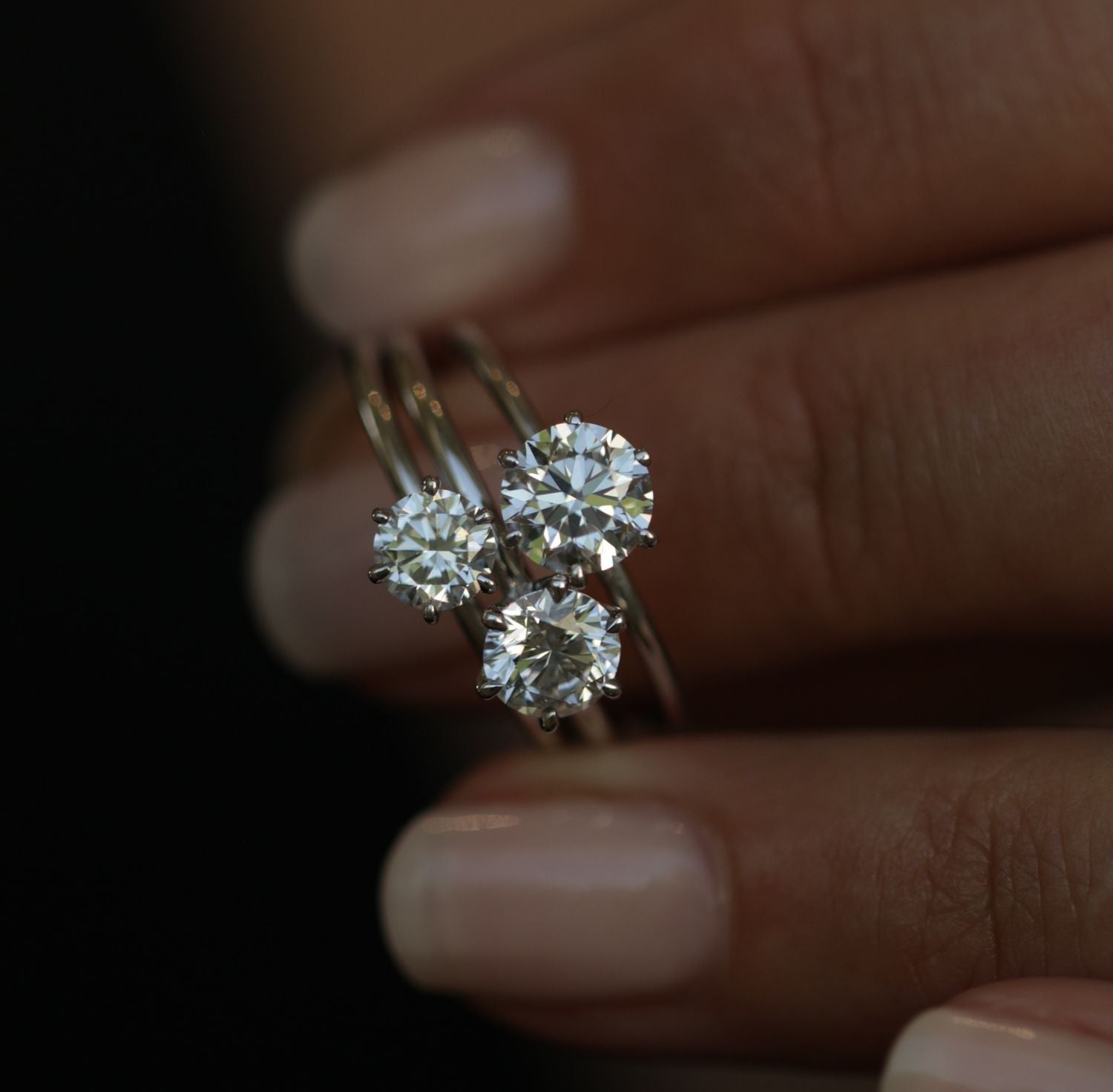 1.0 CT Round Lab-Grown Diamond Solitaire Ring in Classic Gold Setting 12