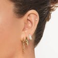 Load image into Gallery viewer, Chain Link Hoops Earring
