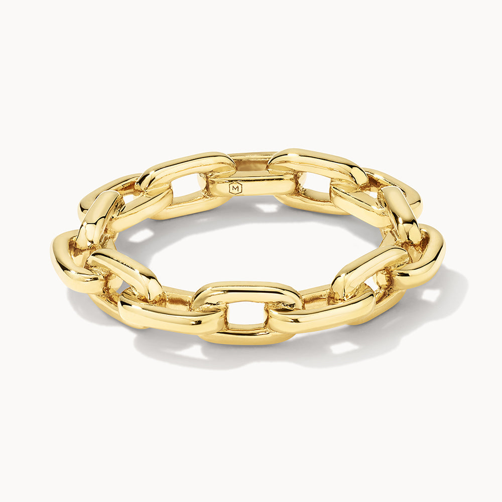 Chain Link Style Wedding Band 1