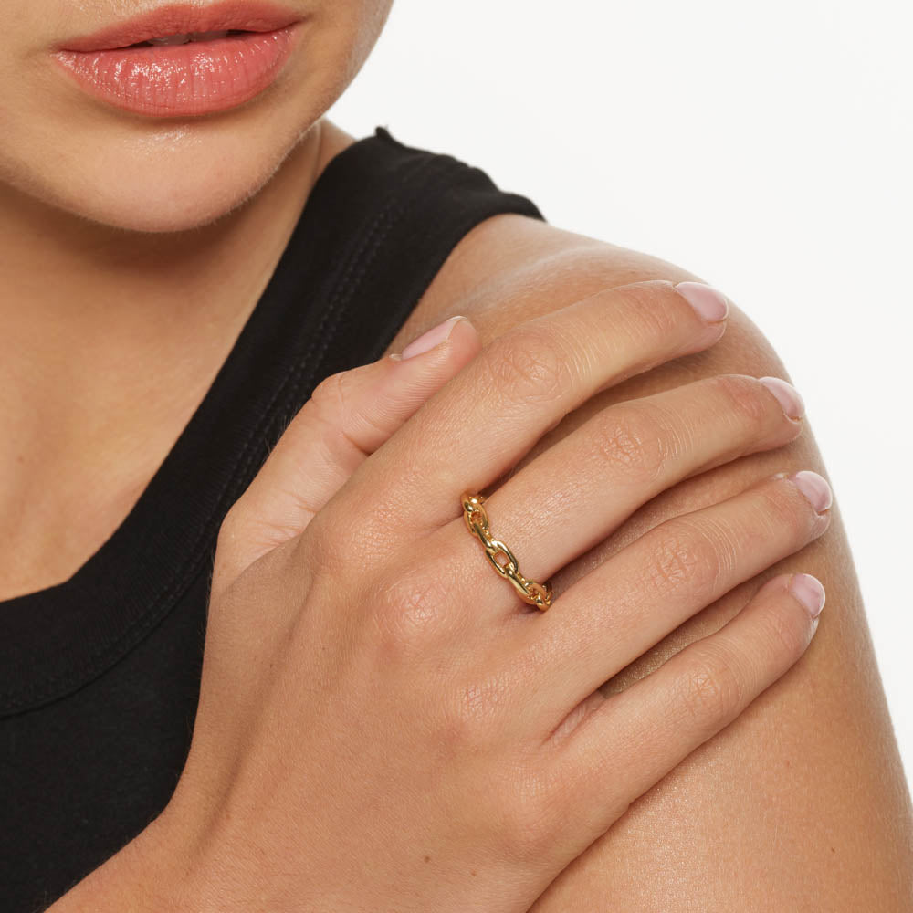 Chain Link Style Wedding Band 3